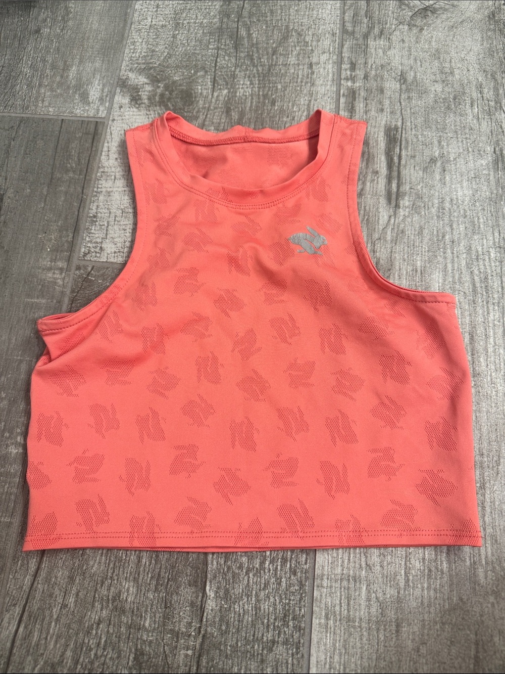 Women’s rabbit running Coral Crop hop  running Tank Top